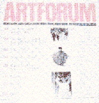 the cover of the artforum magazine